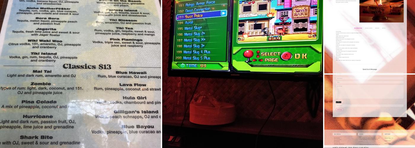 Tiki Haven Menu