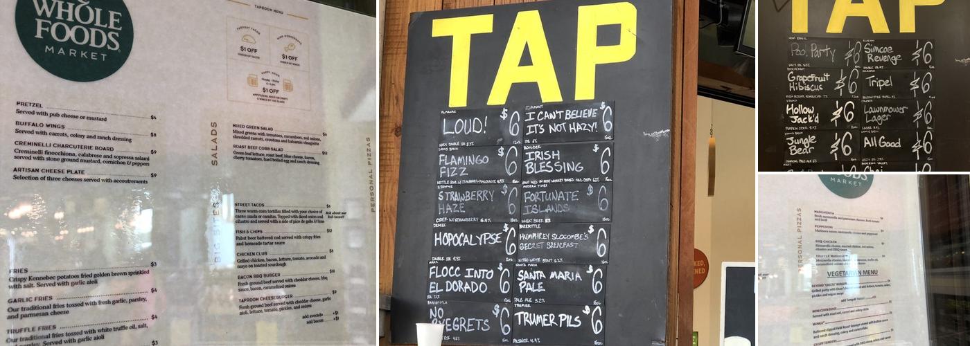 Folsom Bier garten Menu