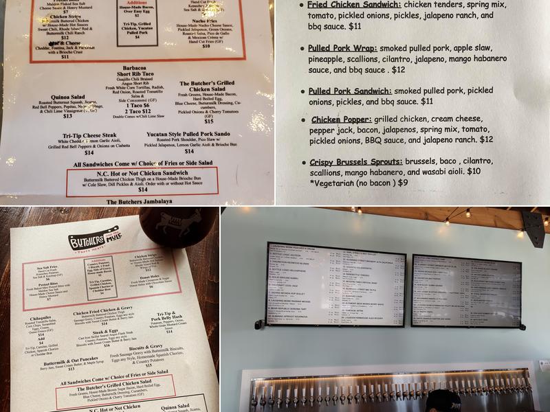 Beer Mule Bottle Shop + Pour House Menu