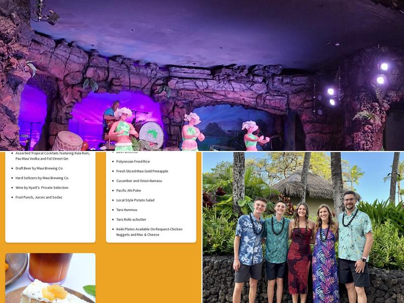 Drums of the Pacific Lū‘au Menu