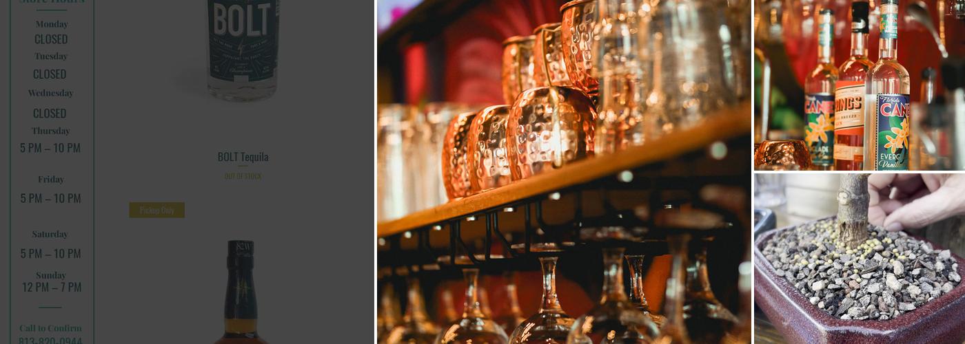 82°West Distilling Menu