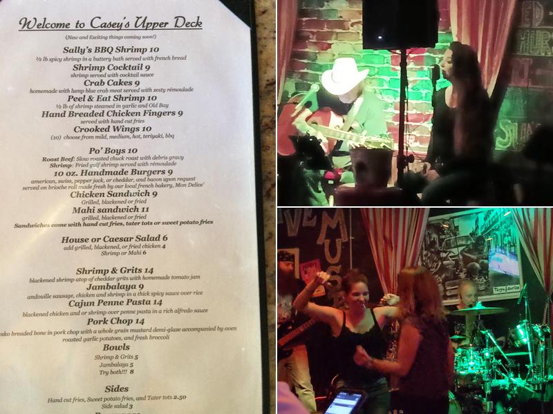 Casey's NSB Menu