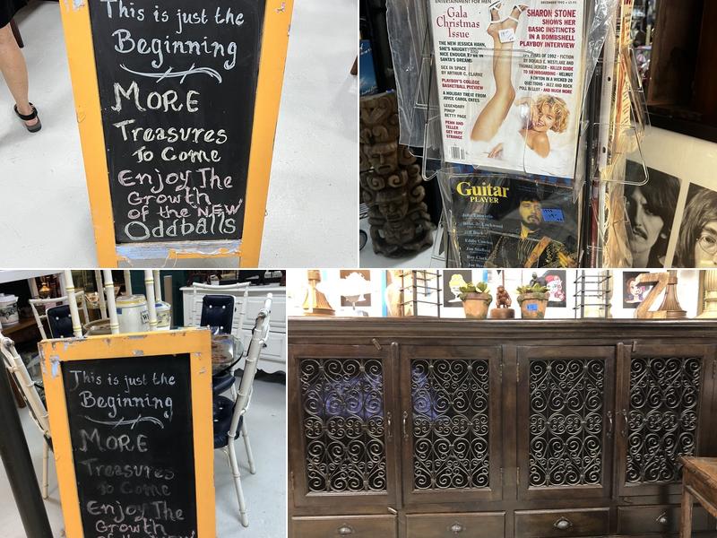 OddBalls Nifty Thrift Menu