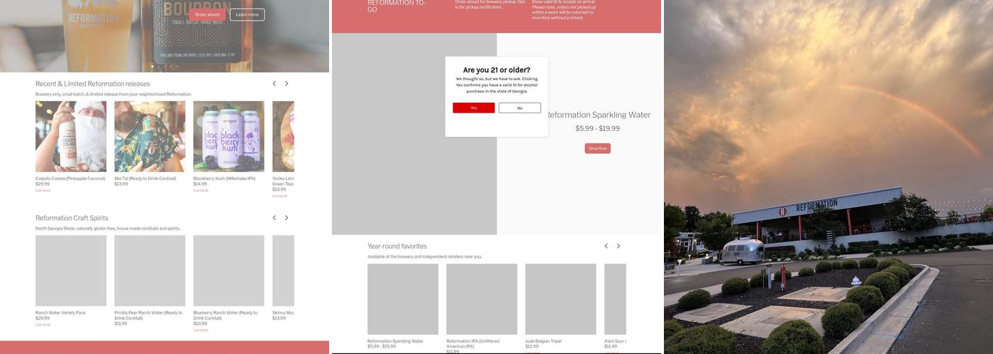 Reformation Brewery (Canton) Menu