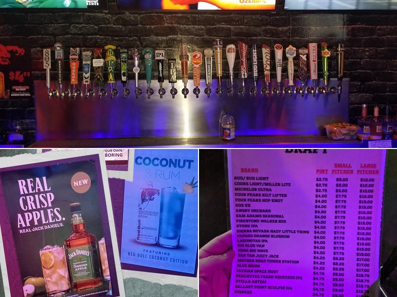 Adam's Lounge Menu