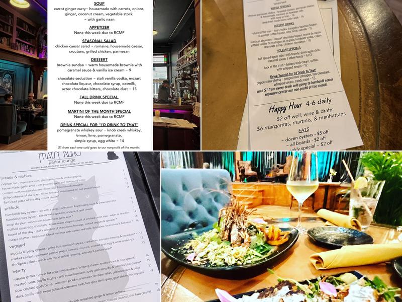 Phatsy Kline's Parlor Lounge Menu