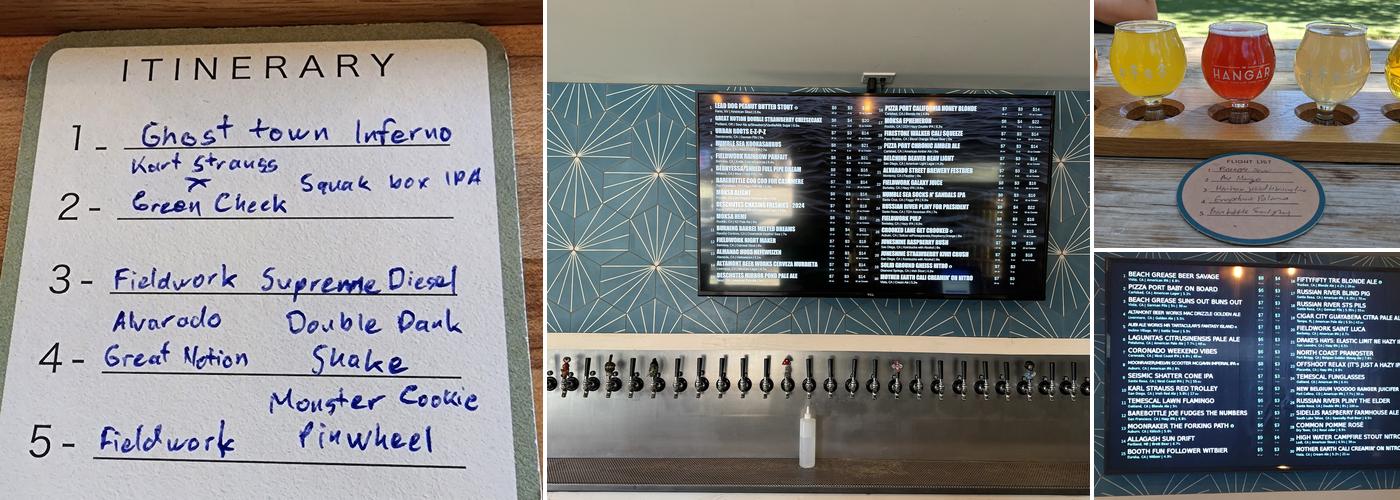 The Hangar - Taproom & Bottle Shop Menu