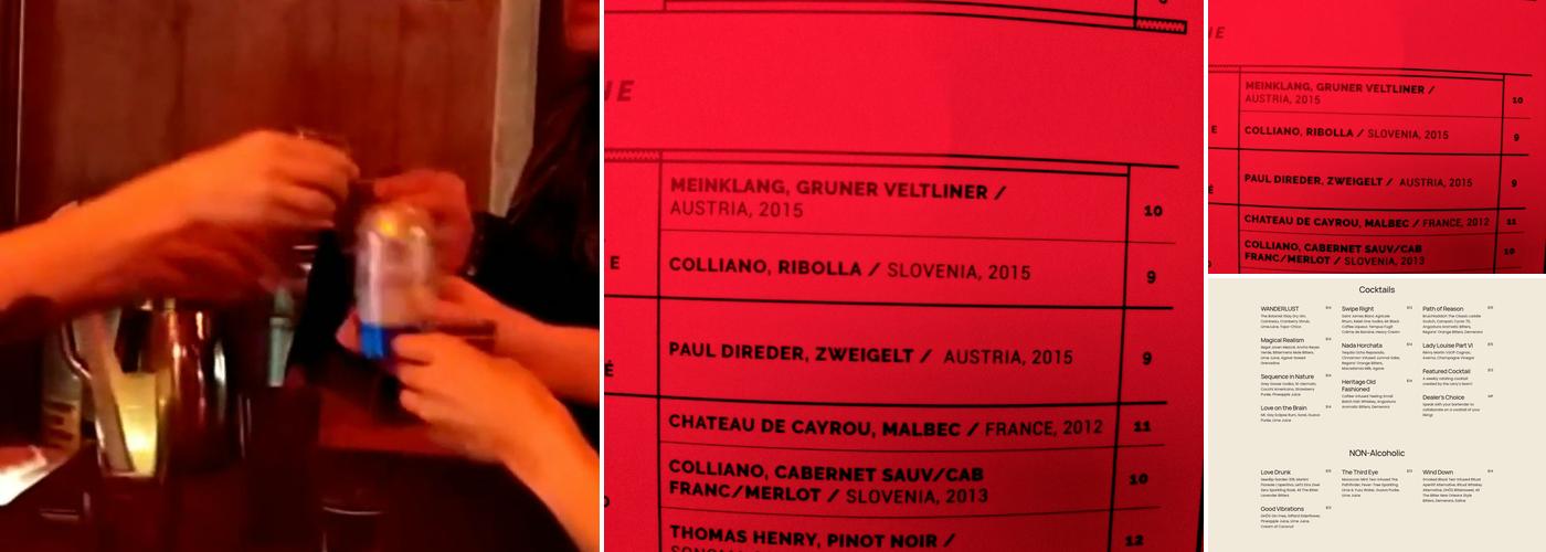 Larry's at The Lawrence House Menu