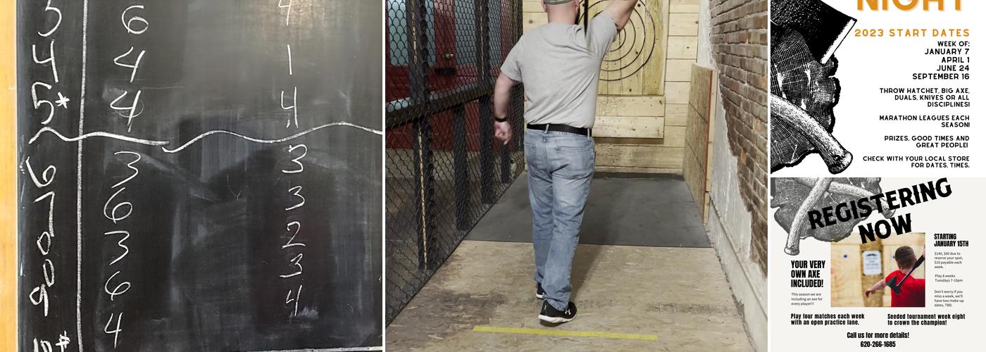 Main Street Axe Company Menu