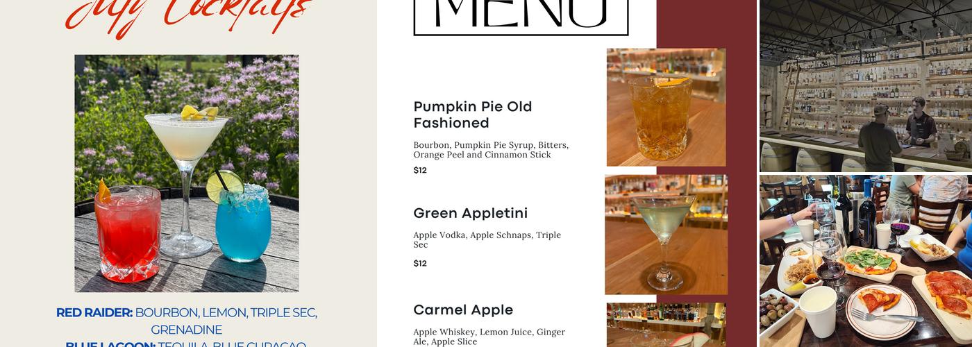 Riverwood Winery Menu