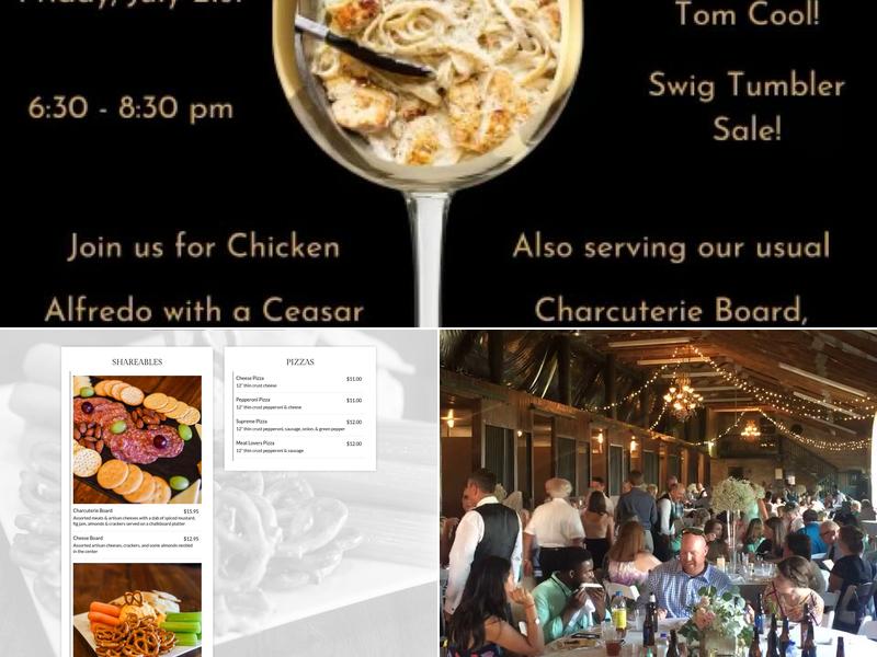 Prodigy Vineyards & Winery Menu