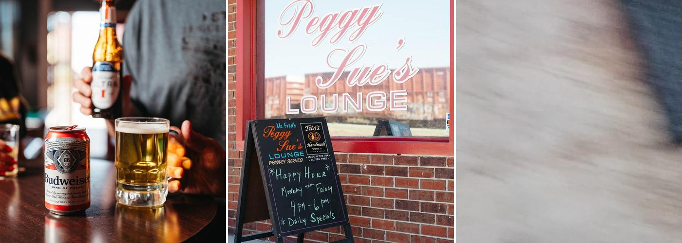 Peggy Sue's Lounge Menu