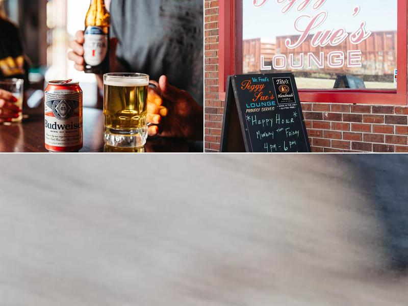 Peggy Sue's Lounge Menu