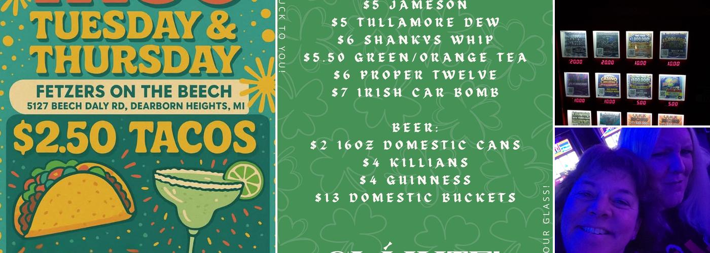 Fetzers On The Beech Menu