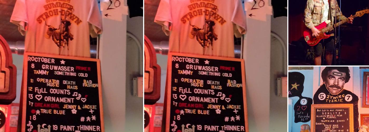 Outer Limits Lounge Menu