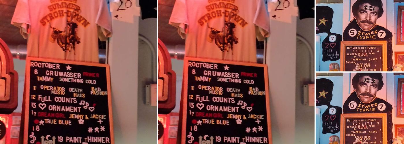 Outer Limits Lounge Menu