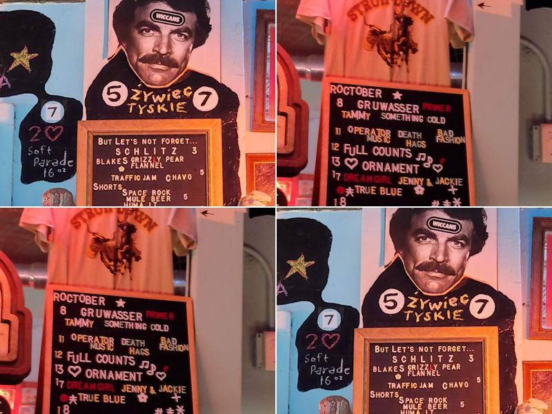 Outer Limits Lounge Menu