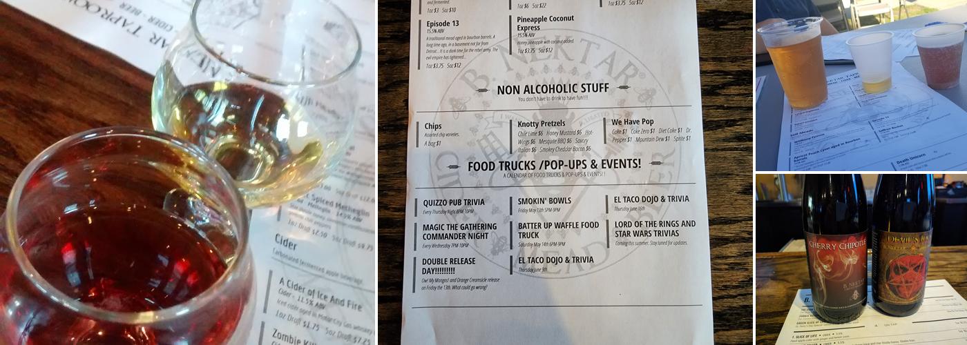 B. Nektar Meadery - Taproom & Production Facility Menu