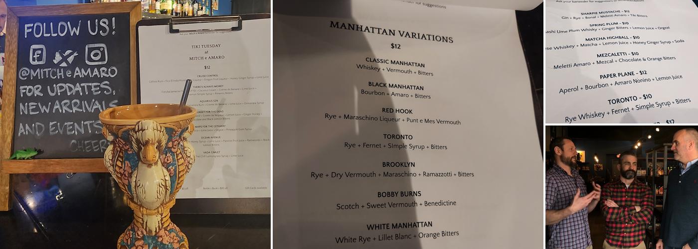 Mitch e Amaro Menu