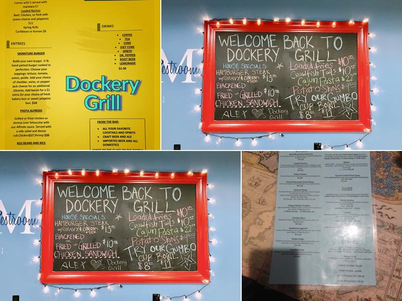 Dockery Grill Menu