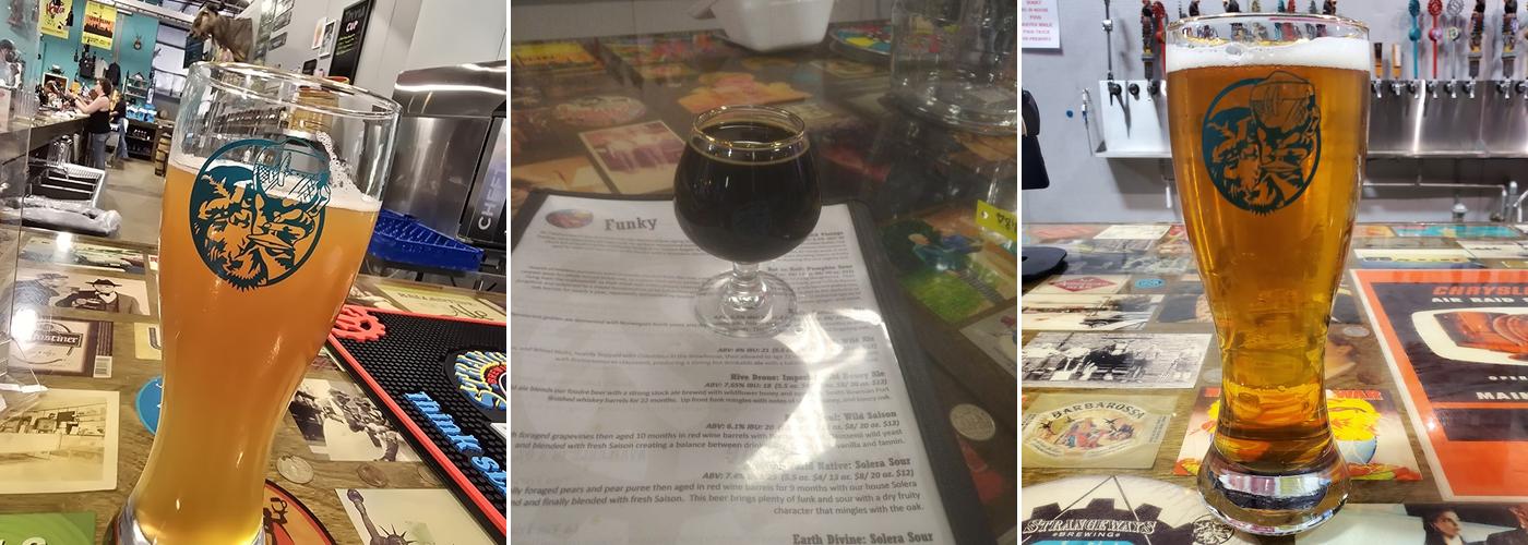 Strangeways Brewing Fredericksburg Menu