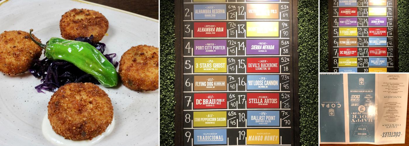 Copa Kitchen & Bar Menu