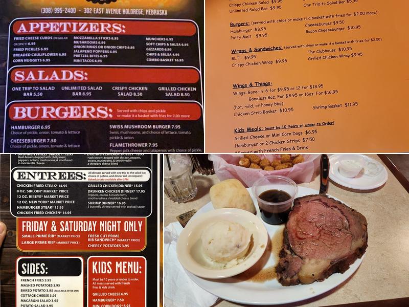 J.B.'s Sports Bar and Grill Menu