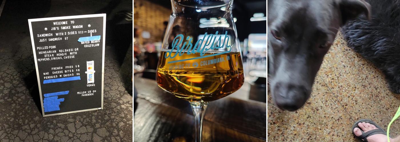 Birdfish Brewing Co. Menu