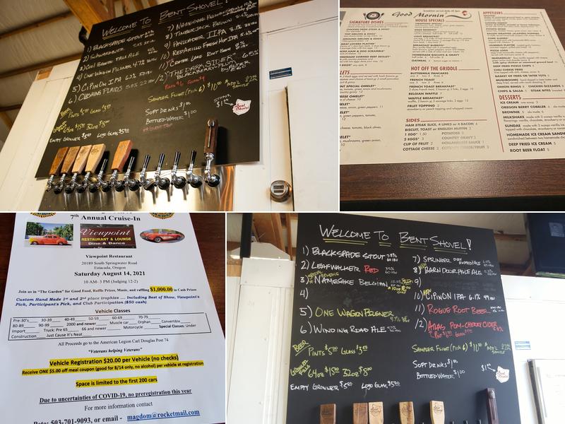 Bent Shovel Brewing - Beer Garden Menu