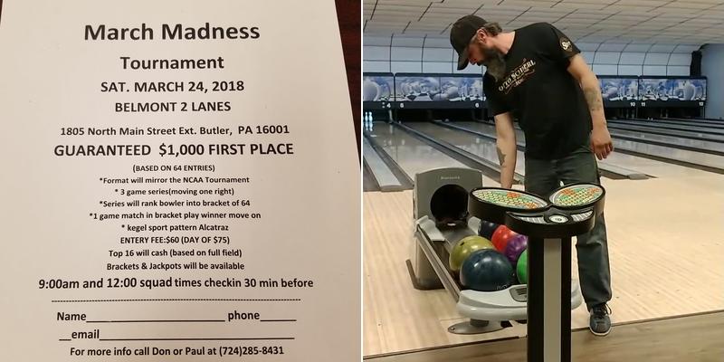 Belmont II Bowling Center Menu