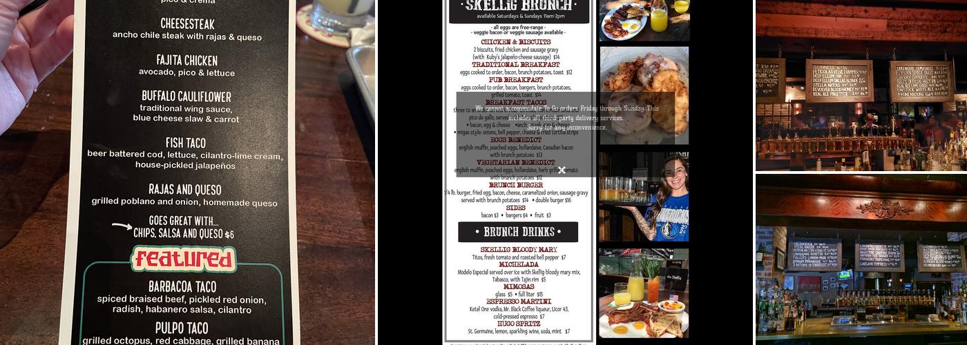 the Skellig Menu
