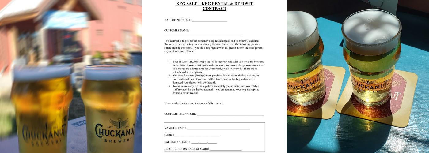 Chuckanut Brewery - South Nut Taproom Menu