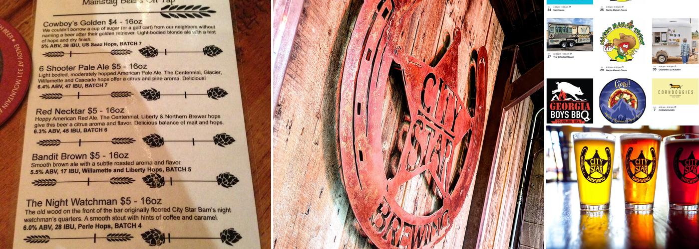 City Star Brewing Menu
