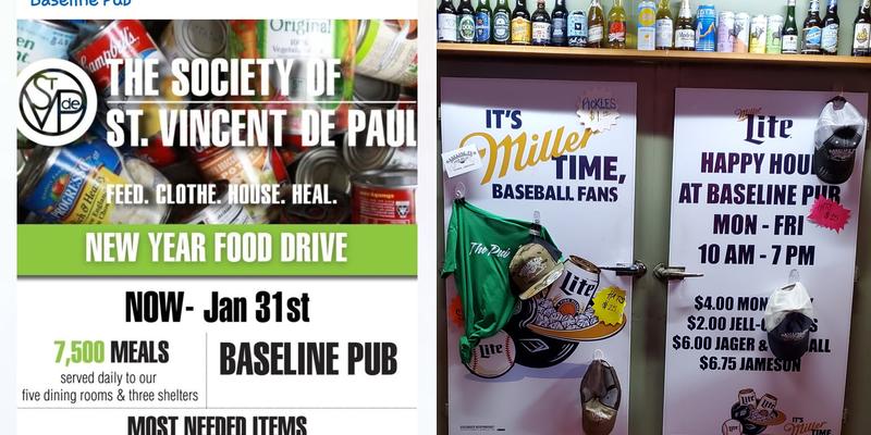 Baseline Pub Tempe Menu