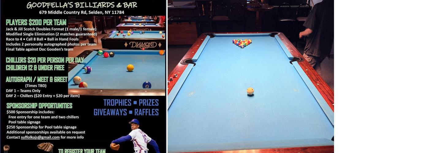 Good Fella's Billiard Club Menu