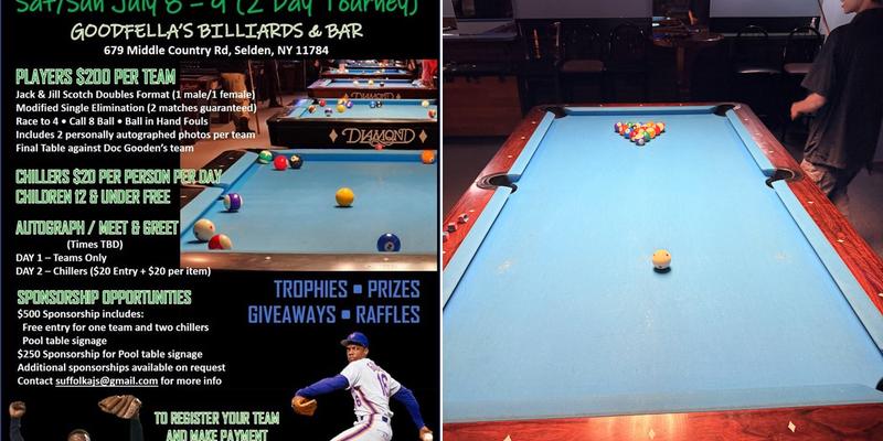 Good Fella's Billiard Club Menu