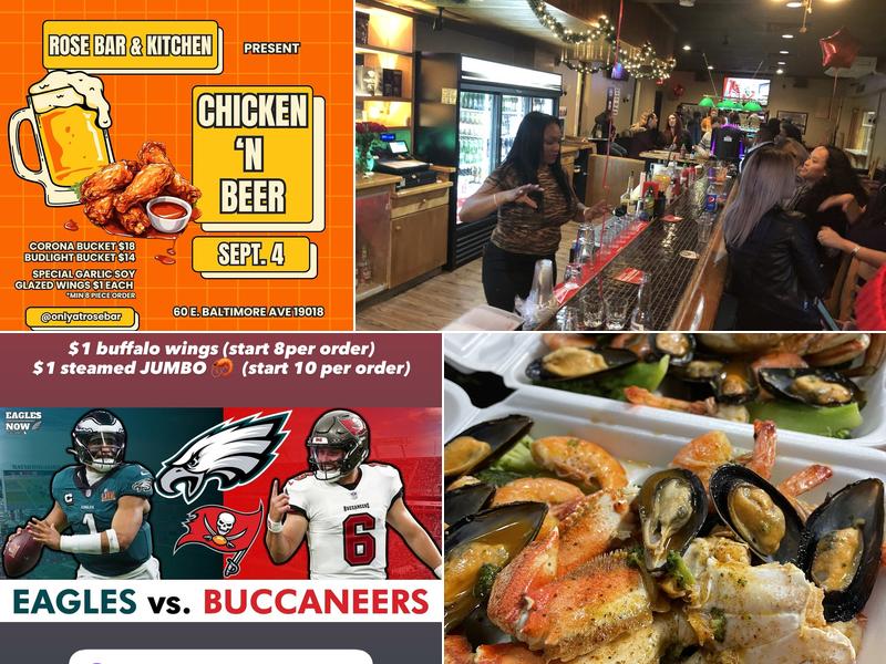 Rose Bar & Kitchen 60 E Baltimore Ave, Clifton Heights