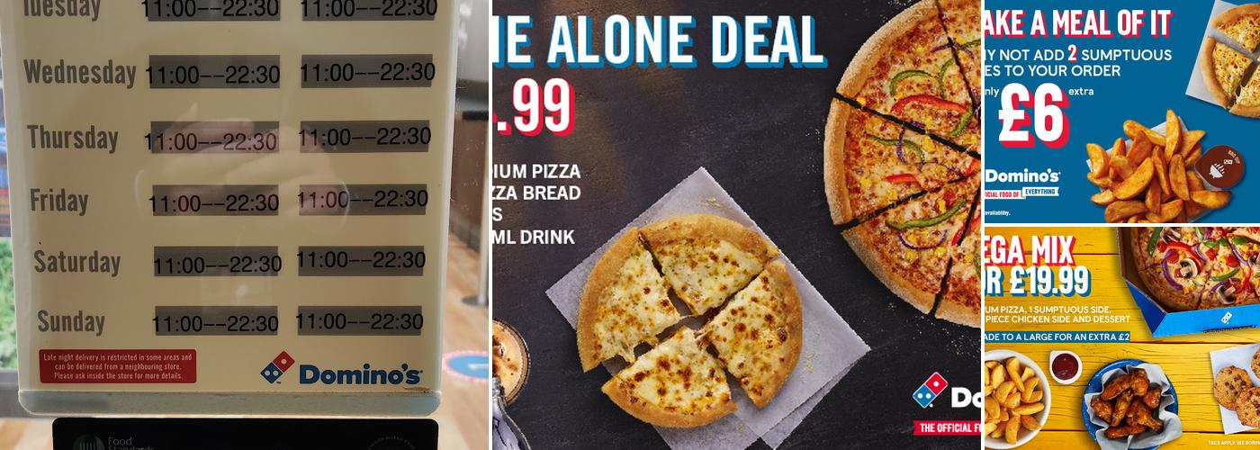 Domino's Pizza - Stansted Menu