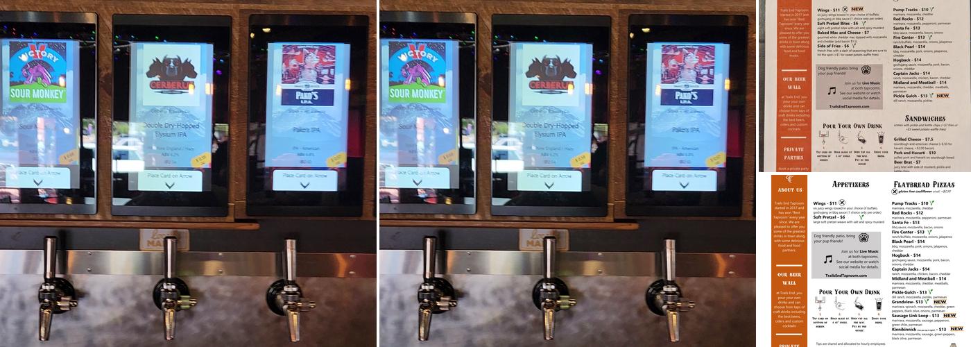 Trails End Taproom and Eatery Menu