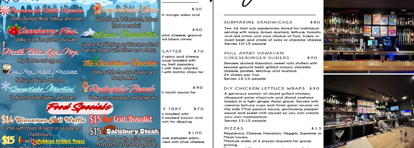 Ozzie’s Place Menu