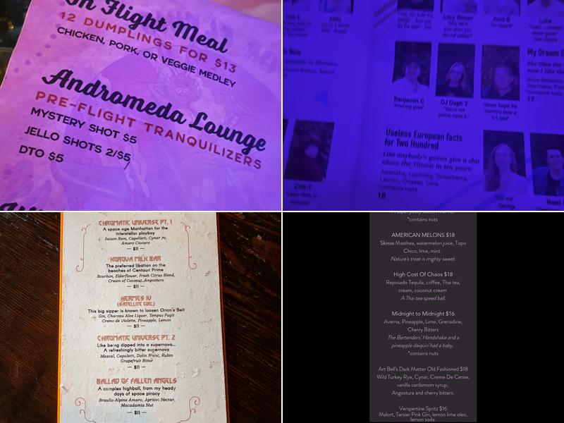 Stampede Cocktail Club Menu