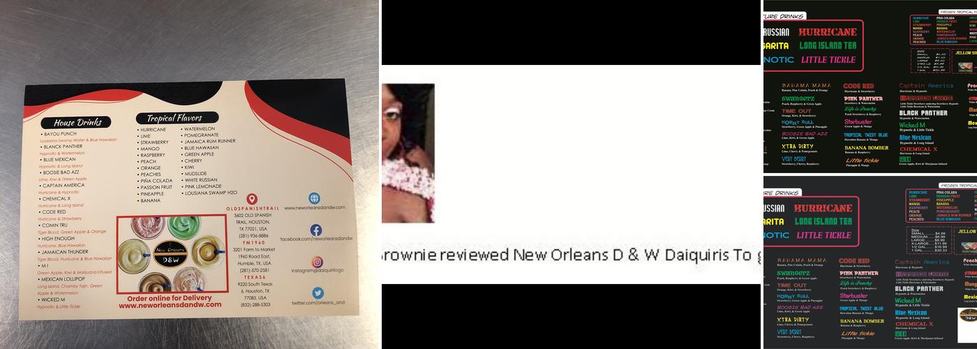 Mardi Gras Daiquiris (Poboy's Coming Soon) Menu