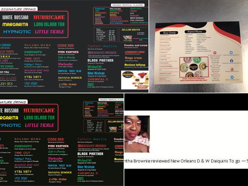 Mardi Gras Daiquiris (Poboy's Coming Soon) Menu