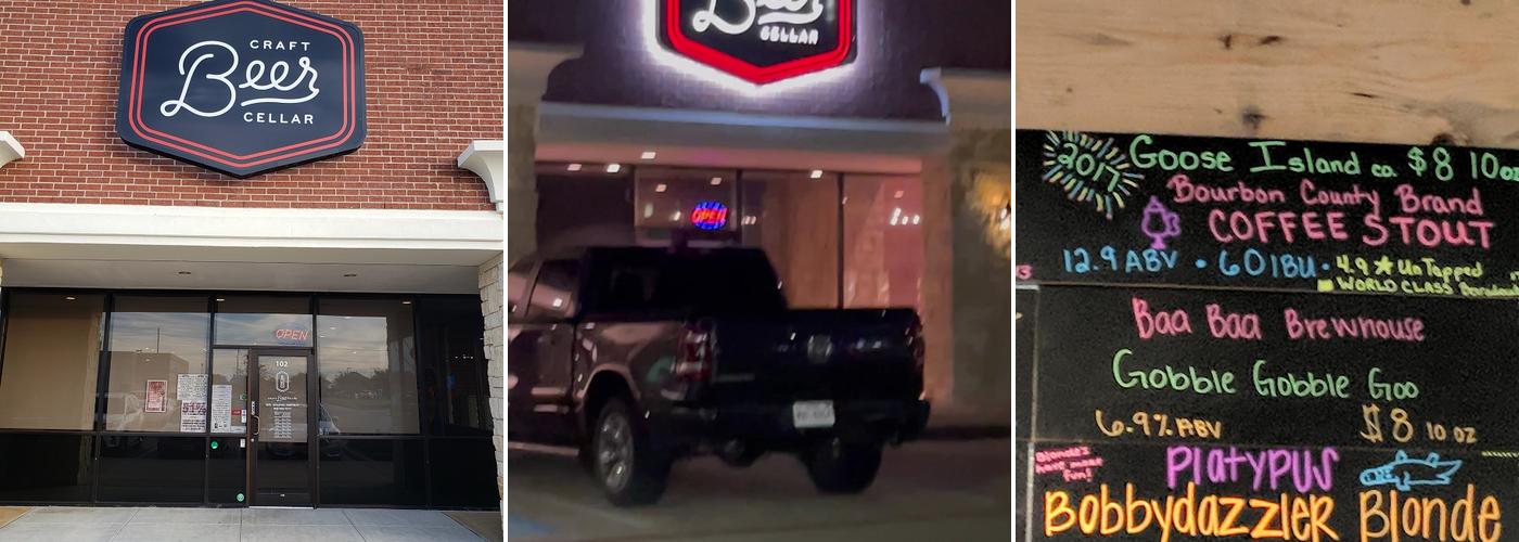 Craft Beer Cellar Menu