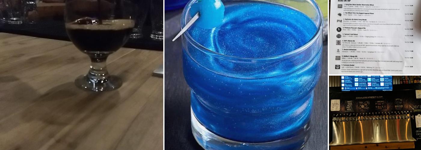 Growler Express Menu