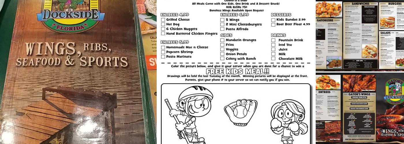 Gator's Dockside Murabella Menu