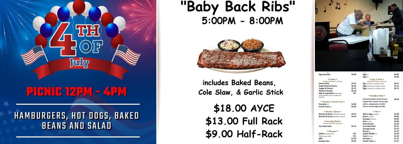 Loyal Order of Moose Menu