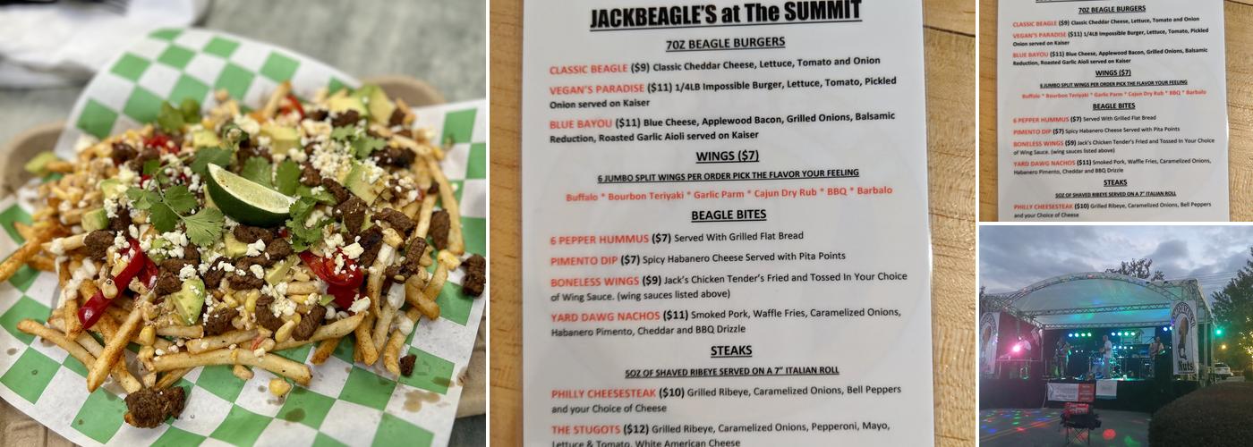 The Summit Beer Shop Menu