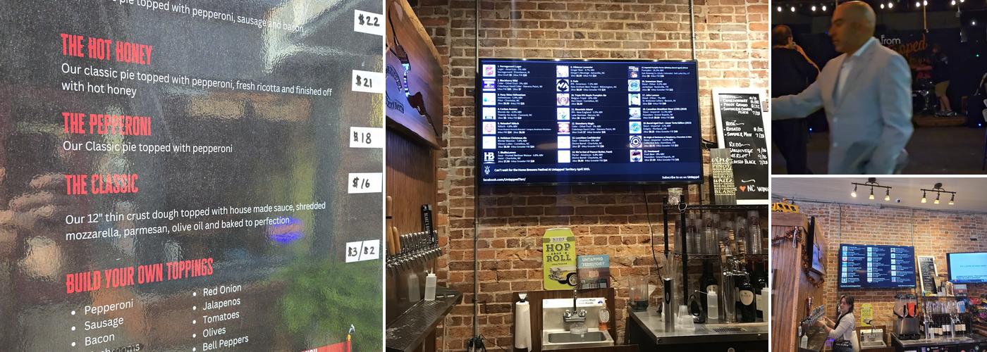 Untapped Territory Craft Beer & Regional Wines Menu