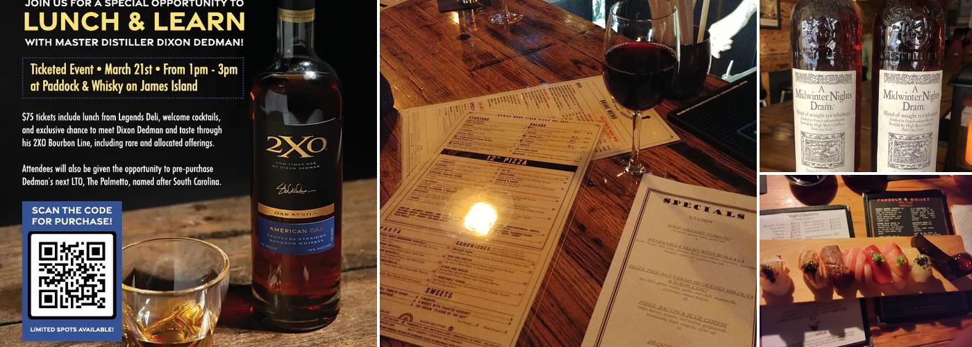 Paddock & Whisky Menu